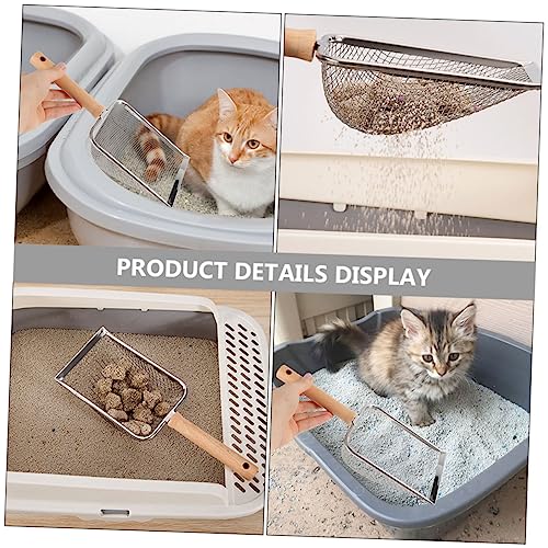 Toddmomy Reptile Litter Scoop Handle Poop Tool for Easy Cleanup of Tortoise Lizard and Animal Waste for Pet Owners