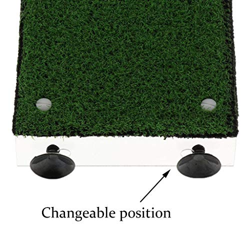 XMHF Artificial Turtle Ladder Basking Platform Aquarium Fish Tank Plastic Grass Animal Reptile Pier Green - size: TL50