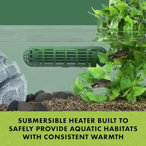 Zilla Aquatic Reptile Heater, Fully Submersible, Auto-shut Off, for Terrariums up to 40 Gallons