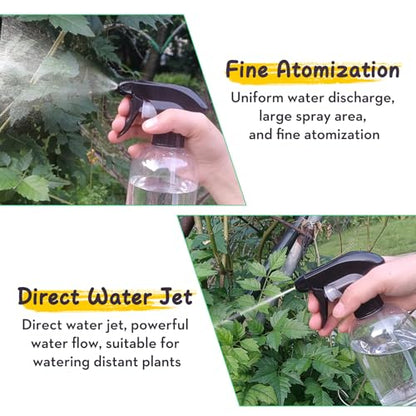 Bynccea Spray Bottle Empty Spray Bottles PET -10 oz/300 ml Plastic Water Sprayer bottles Refillable Containers Fine Mist Small Spray Bottles for Hair，Cleaning Solutions, Cooking