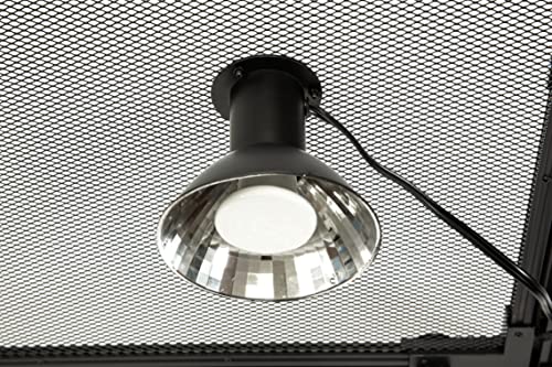 Reptile Mini-Ceramic Heat Emitter Dome Fixture with 54" AC Cord and Switch