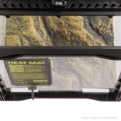 Exo Terra Heat Mat, Self-Regulating Reptile Heating Pad for Terrariums, 4W | Conductive Source for Reptiles & Amphibians, Fast Warm-Up, Safe & Energy Efficient, Even Distribution