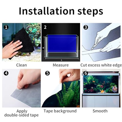 3 Pack Aquarium Background, 30x18 inch Polyester Aquarium Background | Cloth Fish Tank Background, Undersea Corals Sunshines & Rock Aquatic Plants, Backgrounds for Fish Tank - size: 30x18 Inch