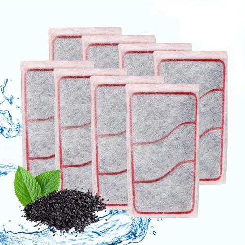Aquarium Filter Cartridges Replacement Compatible with Whisper 3i Internal Fish Tank Filter, Multi-Layer Filter Pad with Cotton, Activated Carbon & Zeolite, 8 Pack - size: 8 Pack