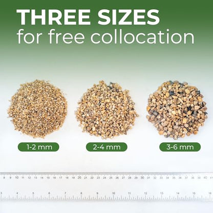 5 lbs Aquarium Gravel, 1-2mm Fish Tank Gravel, Premium Gravel and Substrate for Aquariums, Fish Tanks and Terrariums - size: 1-2mm