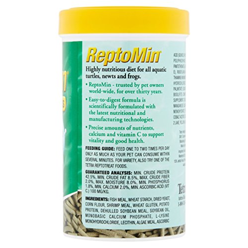Tetra ReptoMin Floating Food Sticks, Food for Aquatic Turtles, Newts and Frogs, 3.7 oz - size: 3.7 Ounce (Pack of 1)