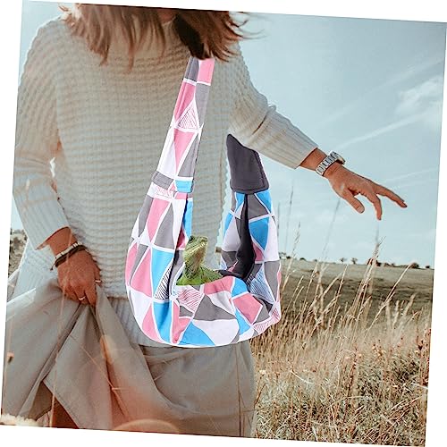 BESPORTBLE 1pc Adjustable Reptile Carrier Sling Bag for Bearded Dragons and Lizards Lightweight Crossbody Pet Pouch Breathable Design for Outdoor Travel and Pet Comfort