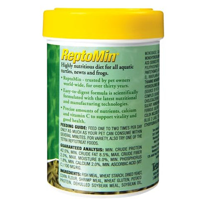 Tetra ReptoMin Floating Food Sticks, Food for Aquatic Turtles, Newts and Frogs, 1.94 oz - size: 1.94 Ounce (Pack of 1)