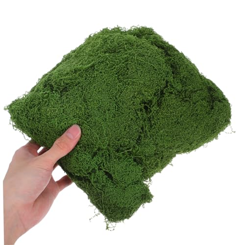 UPKOCH Artificial Moss for Crafts Realistic Fake Sphagnum Moss for Terrariums Planters Decorative Centerpieces