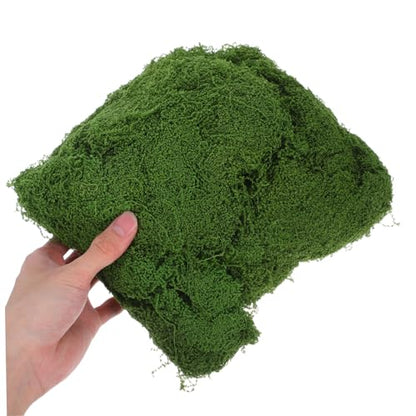 UPKOCH Artificial Moss for Crafts Realistic Fake Sphagnum Moss for Terrariums Planters Decorative Centerpieces