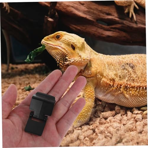 Happyyami 6pcs Reptile Terrarium Covers Screen Clips Turtle Tank Lock Abs Aquarium Lid Buckle Escape Reptile Terrarium Clips