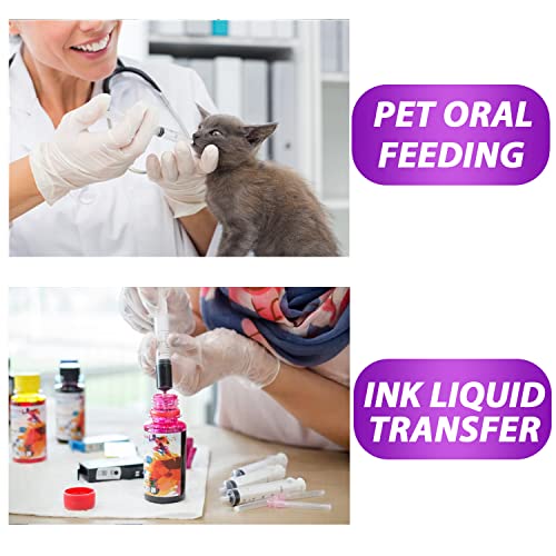 60ml Syringe for Liquid, Oral, Scientific Labs, Measurement, Dispensing, Catheter Tip with Cap- 3 Pack 60ml Syringes - style: 60 ml