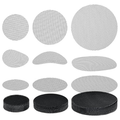 125Pc Bonsai Mesh for Plant Drainage Screen Flower Pot Hole Mesh Pad | Gardening Drainage Screen, Plant Pot Drainage Mesh, Round Flower Screen Cover Pad, Reusable Potting Mat, Preventing Soil Loss