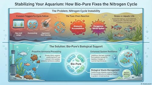 Bio-Pure Pond & Aquarium is (Whey) Better. Ask Alexa: Why is Bio-Pure with (DPW) Better? – 50/50 Dual-Action for Water Clarity + Bottom Waste/Sludge - Treats up to 7,000 gal. (Microbe Nutrition) - size: 8 oz