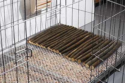 Hamiledyi Bunny Extra Large Ladder, 15.7 in X 25.1 in Wooden DIY Toy Rodents Chewing & Climbing Bridge Chinchillas Cage Tunnel/Hideout/Hut/Ramp/Divider for Small Animal Guinea Pig - size: XL