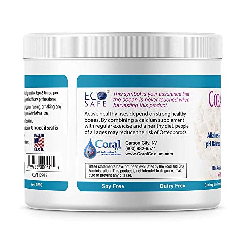 Coral Ecopure Powder, Coral Calcium Powder Supplement with Coral Minerals - 16 Ounces - size: 32 Ounce (Pack of 1)