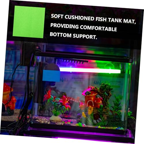 Reptile Terrarium Cushioning Mat Nonslip Fish Tank Bottom Pad for Aquariums Cuttable Thick Soft Base for Fish Tanks Water Absorbing Mat