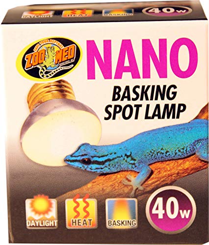 (2 Pack) Zoo Med Labs 40W Nano Basking Spot Lamp