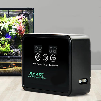 MECESOR Automatic Reptile Mister for Reptile Tank Smart Reptiles Mister System with Timer 360° Nozzles,Slient Terrarium Misting System Humidifier for Chameleons,Snakes,Frogs Smart Spray Control