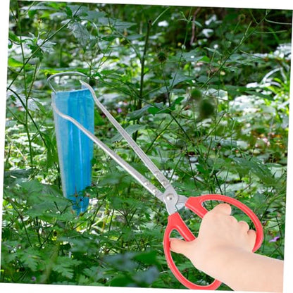 LIOOBO Reptile Feeding Tongs Snake Catching Tools Stainless Steel Reptile Tweezers Long Tweezers for Terrarium
