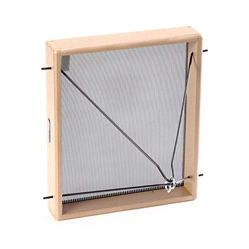 Birds Choice Hanging Tray Bird Feeder | Large, 16in x 13.5in x 2.5in | Collapsible Steel Hanging Rods, Open Platform Welcomes a Variety of Wild Birds, Weather-Resistant Poly Lumber - size: Large