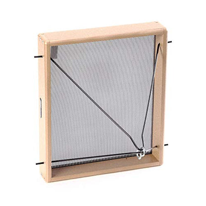 Birds Choice Hanging Tray Bird Feeder | Large, 16in x 13.5in x 2.5in | Collapsible Steel Hanging Rods, Open Platform Welcomes a Variety of Wild Birds, Weather-Resistant Poly Lumber - size: Large