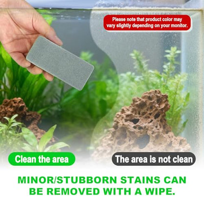 4pcs Double-Sided Fish Tank Cleaning Brushes, EVA Aquarium Sponge Brush Scrubber Cleaner Fish Tank Cleaning Tool for Aquarium Glass & Home Kitchen (Green) - style: 4pcs Brushes