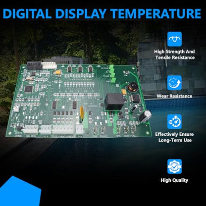 472100 Temperature Controller Circuit Board for Pentair MiniMax NT Series | Pool and Spa Heater, Includes a New Keypad for MiniMax NT LN 200 250 300 400, 2026 Upgraded Digital Display Replacement