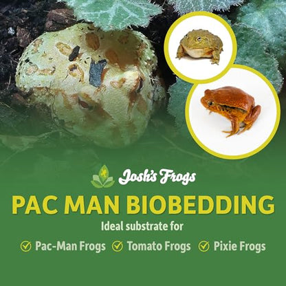 Josh's Frogs BioBedding PAC-MAN Bioactive Substrate (10 Quart) - size: 10 Quart