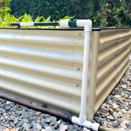 Garden Grid Manifold - 17" Tall, Single Style | Link All of Your Garden Grids So They Can Water Together | Ideal for Individual Garden Grids - size: 17", style: Single