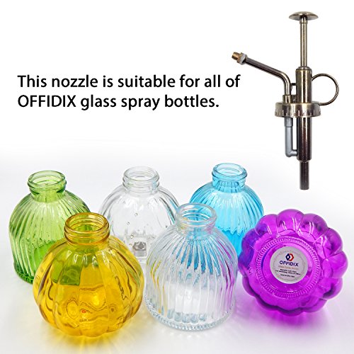 Sprayers Watering Nozzles Replacement for Bottles Plastic Slivery Nozzle Top Pump for Small Glass Watering Bottle (Antique)