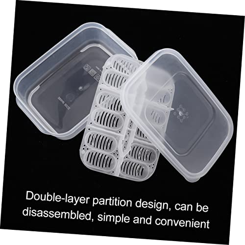 Reptile Incubation Hatchery Box Transparent Incubator for Geckos Snakes and Lizards Lightweight and Easy to Clean Hatching Container for Breeding Reptiles