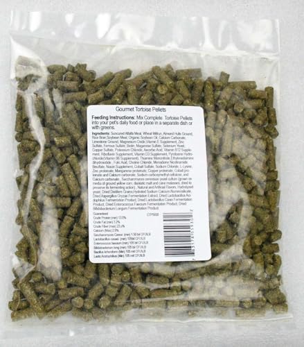Nature Zone Gourmet Tortoise Pellets 1 lb, for Grassland, Desert, Tropical, Forest Tortoises