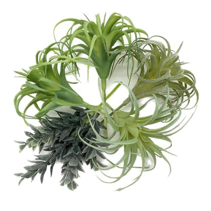 POANTA 5 Pack Assorted Artificial Succulents Air Plants Set Unpotted Realistic Greenery Plants Home Garden Decoration