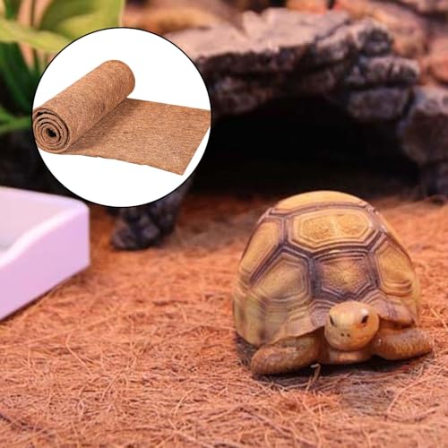 Natural Coco Coir Fiber Liner Roll, co-conut Fiber Pad Sheet, Hanging Basket Coco Liners, Coco Fiber Mat Reptile, Coco Fiber Replacement Liner for p-lanters Window Box Flower Basket Garden Decoration - size: 100x30 cm