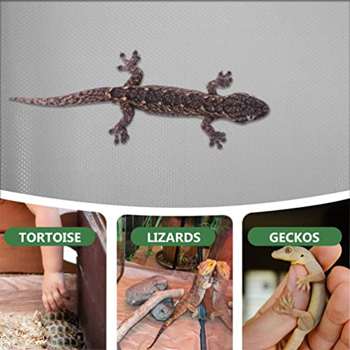Ipetboom Reptile Carpet Mat for Bearded Dragons Snakes Turtles Eva Non- Substrate Liner for Easy Cleaning Terrarium Reptile Bedding for Comfortable Habitat