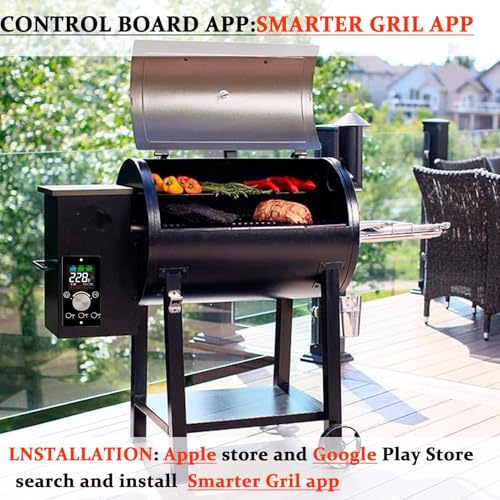 Replacement Pit Boss Digital Thermostat Controller Board with WiFi and Bluetooth Function, can Connect to Mobile APP, Easier to Control Grill Temperature - size: WiFi+Bluetooth controller
