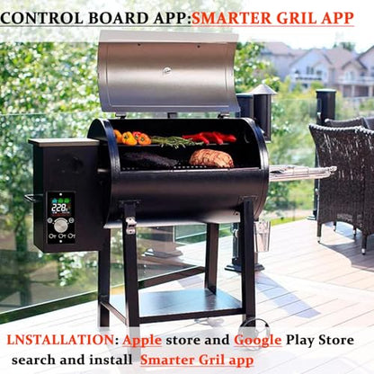 Replacement Pit Boss Digital Thermostat Controller Board with WiFi and Bluetooth Function, can Connect to Mobile APP, Easier to Control Grill Temperature - size: WiFi+Bluetooth controller