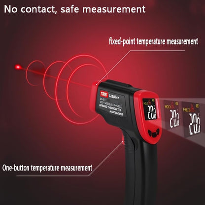 Infrared Thermometer, Digital Laser Temperature Meter -37°F~932°F (-32°C~400°C) IR Temperature Gun (Not for Humans) Ideal for Cooking, Frying, Kitchen, Barbecue, Meat, Sugar, Freezer