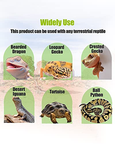 Bearded Dragon Tank Accessories, Reptile Substrate Floor, Leopard Gecko Tank Liner Mat for 40 Gallon, 20 Gallon, 50 Gallon,75 Gallon Lizard Tank, Green - color: Green