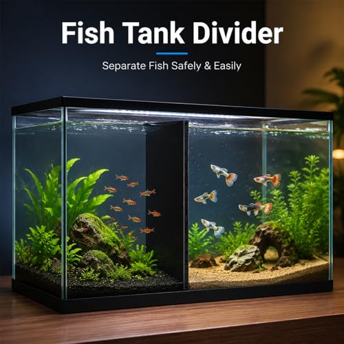 Black Acrylic Panel for Sump Baffle, Aquarium Divider and Fish Tank DIY Applications, One Side Matte One Side Glossy,Thickness 6mm,500x500mm 1PCS - color: Thickness 6mm, size: 500x500mm 1PCS