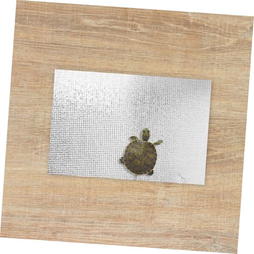 MERRYHAPY 2pcs Reptile Heating Pad with Advanced Reflective Film, Efficient Heat Retention, Portable Heat Mat for Gecko and Reptile Terrarium Use in Winter