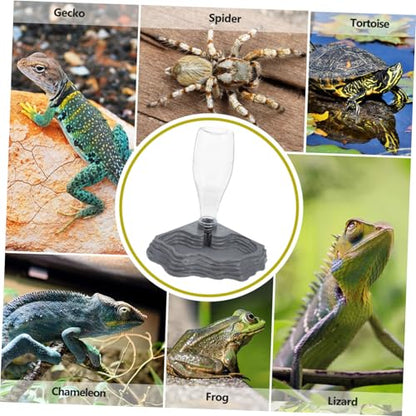 Unique Design Reptile Drinking Fountain Pet Supplies for Tortoises Lizards Auto Water Feeder Reptile Tank Accessory