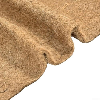 Coco Coir Liner 60x60cm Natural Coconut Fiber Mat for Flower Baskets Planters Garden Decoration Reptile Carpet Pets Pad Brown Single Pack Lasting Quality
