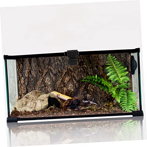 BESTonZON 4Pcs Reptile Tank Lock Buckle Secure Turtle Feeding Box Clips for Tanks Escape Prevention Glass Terrarium Accessories Safe Ventilated Design