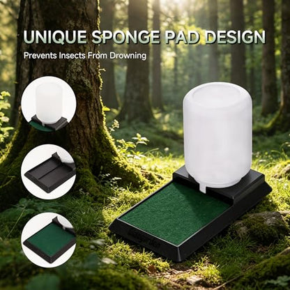 500ml Cricket Reptiles Water Feeder Reservoir Keeper, 2-in-1 Automatic Water Dispenser with Unique Sponge Pad Design for Geckos, Lizards, Bearded Dragons, Turtles