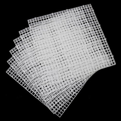Aquarium Fish Tank Divider Plastic Egg Crate Filter Bottom Tray | L 6pcs Plastic Grid - size: L 6pcs