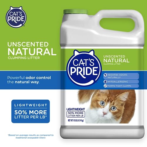 Cat's Pride Natural Lightweight Hypoallergenic Clumping Litter 10lb