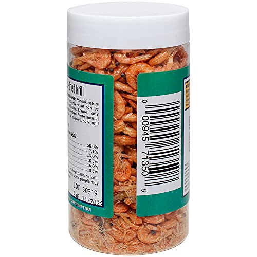 San Francisco Bay Brand Freeze Dried Krill Fish Food - 0.78 oz (22g) | All-Natural, Sustainably Harvested, High Protein Dried Shrimp for Freshwater and Saltwater Carnivores, Koi, Cichlids, Turtles