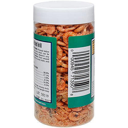 San Francisco Bay Brand Freeze Dried Krill Fish Food - 0.78 oz (22g) | All-Natural, Sustainably Harvested, High Protein Dried Shrimp for Freshwater and Saltwater Carnivores, Koi, Cichlids, Turtles